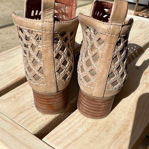 Jeffrey Campbell Beige Cutout Ankle Booties - Picture 4 of 6